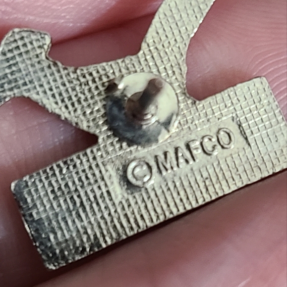 Vintage Mafco roadrunner brooch pin enamel Arizona collectible euc estate vtg - Picture 6 of 6